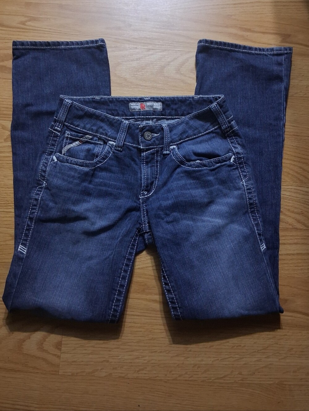 Ariat Work FR Mid Rise Boot Women's Jeans Sz 28R Pre-owned